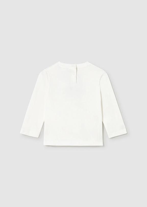 L/s t-shirt knit applique