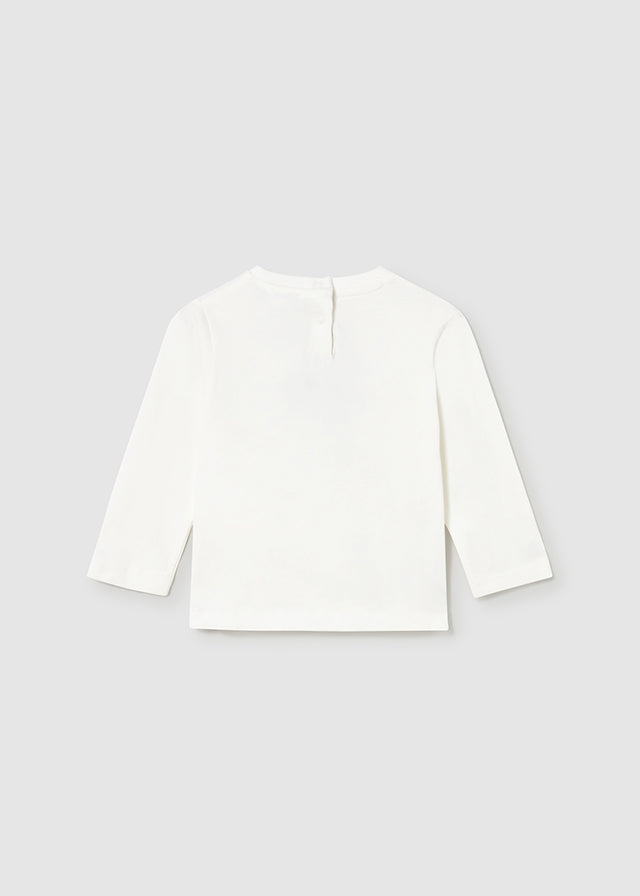 L/s t-shirt knit applique