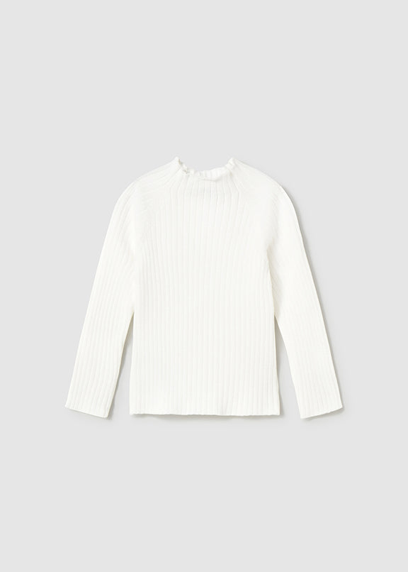 Knit mockneck