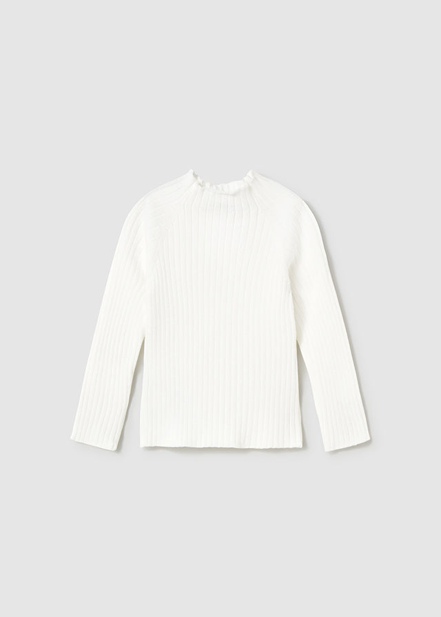 Knit mockneck