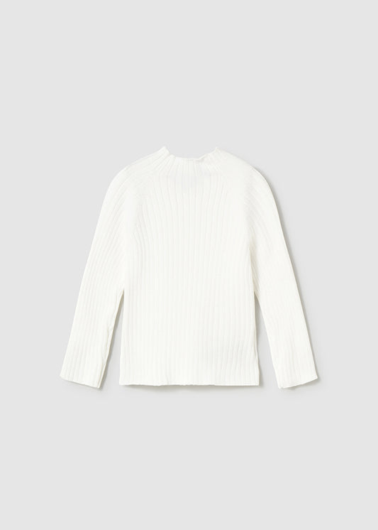 Knit mockneck