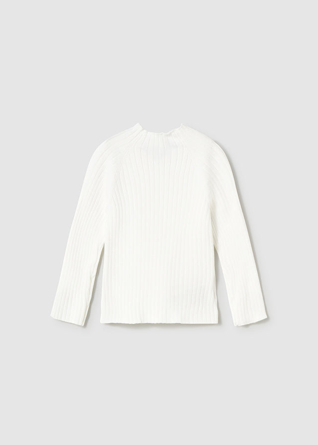Knit mockneck