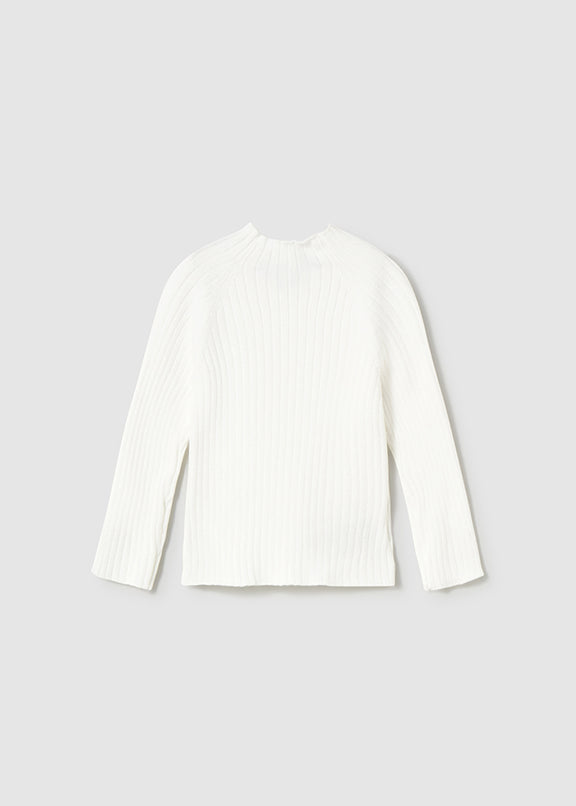 Knit mockneck