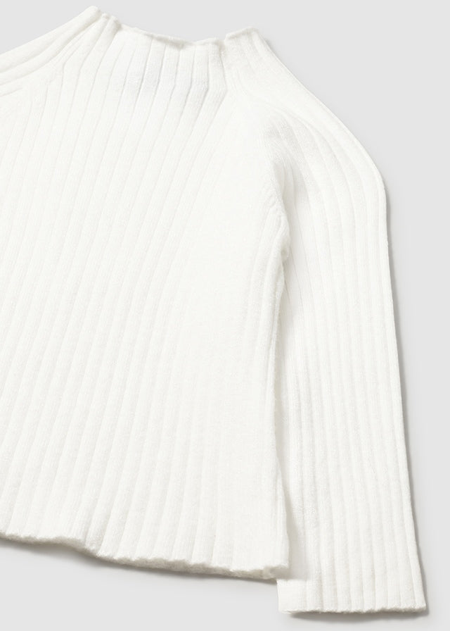 Knit mockneck