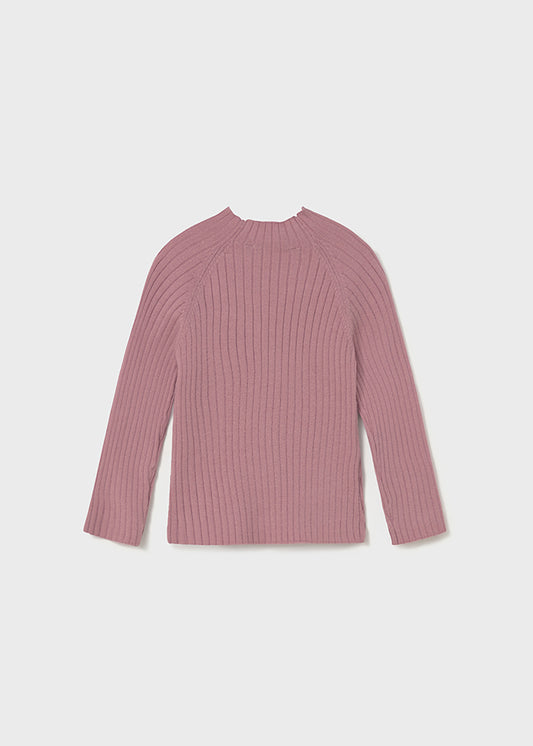 Knit mockneck