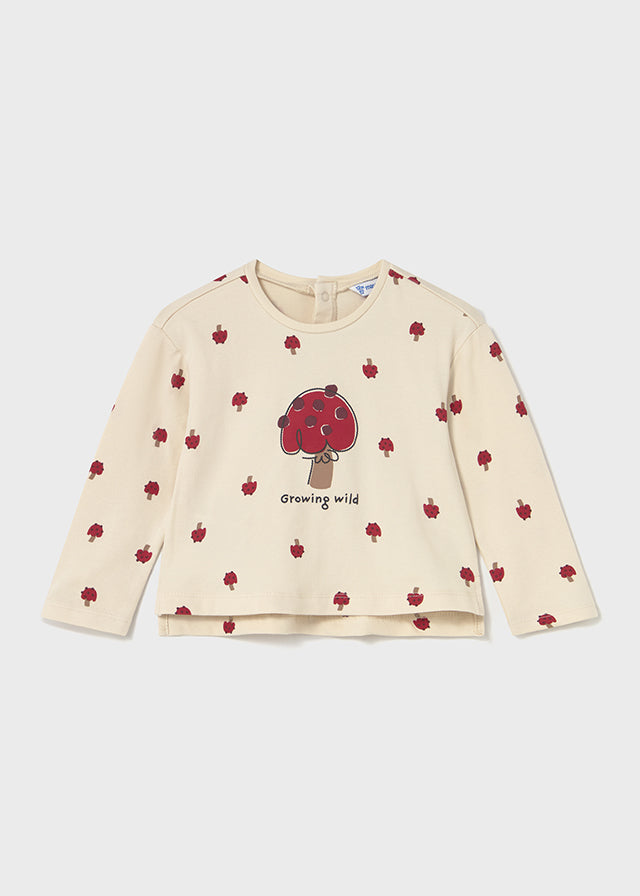 Printed l/s t-shirt