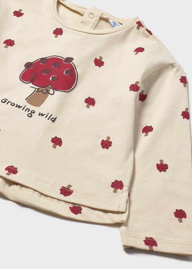 Printed l/s t-shirt