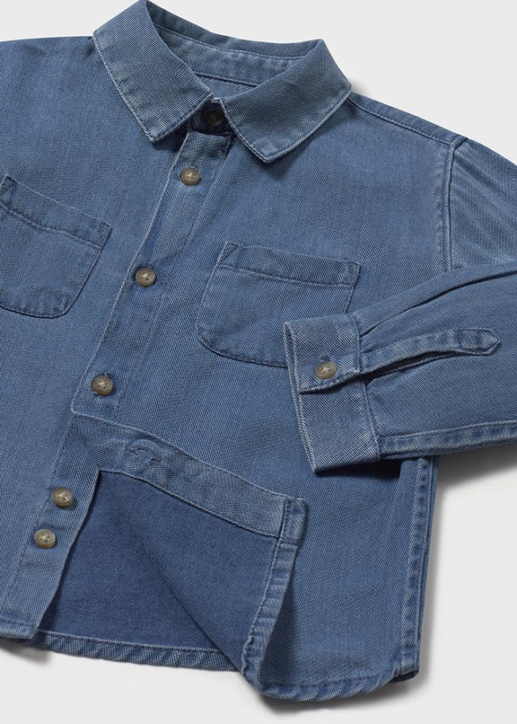 L/s denim shirt