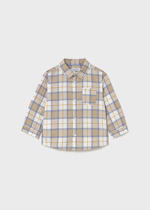 L/s checked shirt