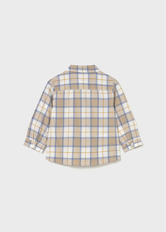 L/s checked shirt