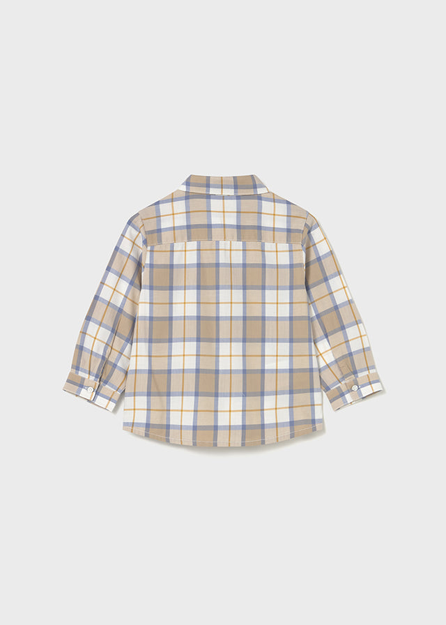 L/s checked shirt