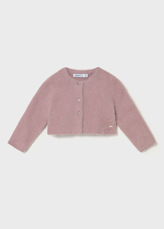 Furry cardigan