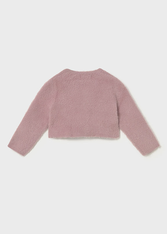 Furry cardigan