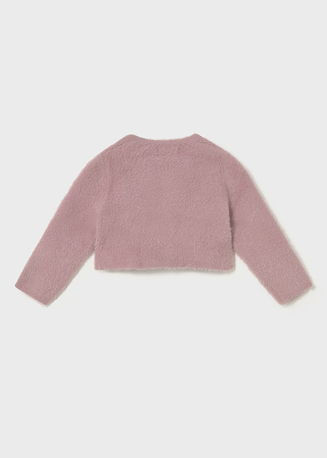 Furry cardigan