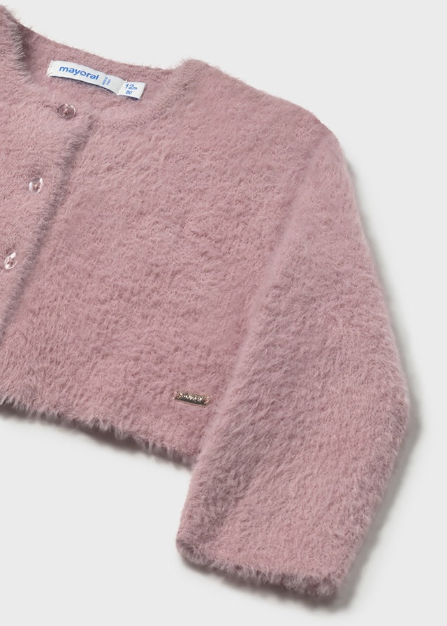 Furry cardigan