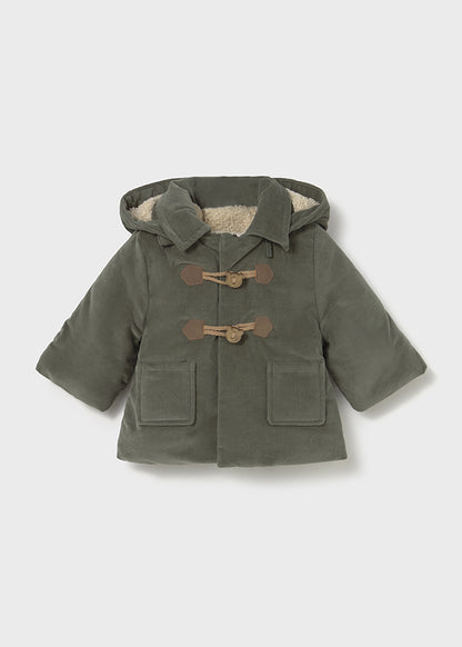 Corduroy trench coat