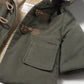 Corduroy trench coat