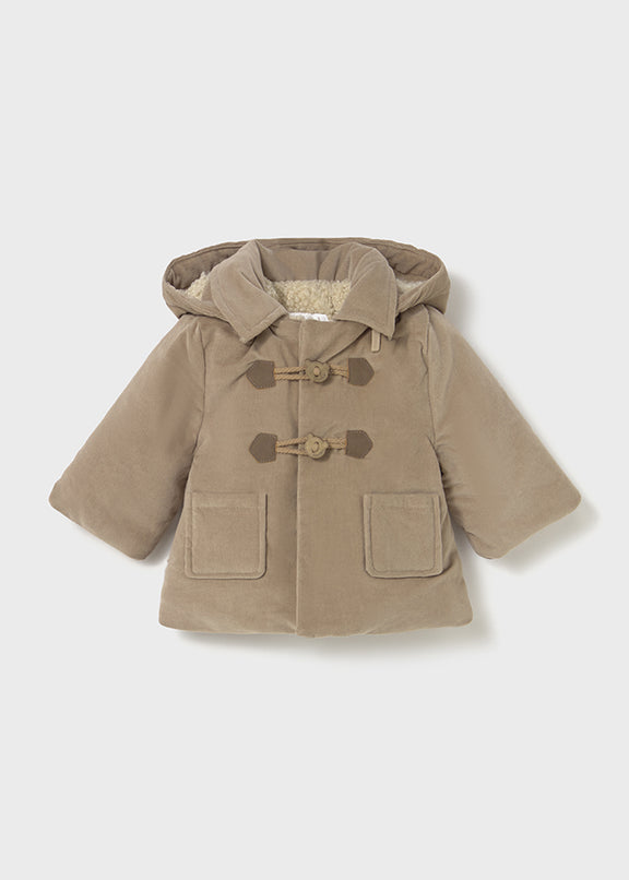 Corduroy trench coat