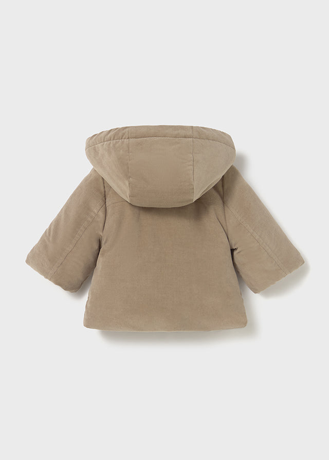 Corduroy trench coat