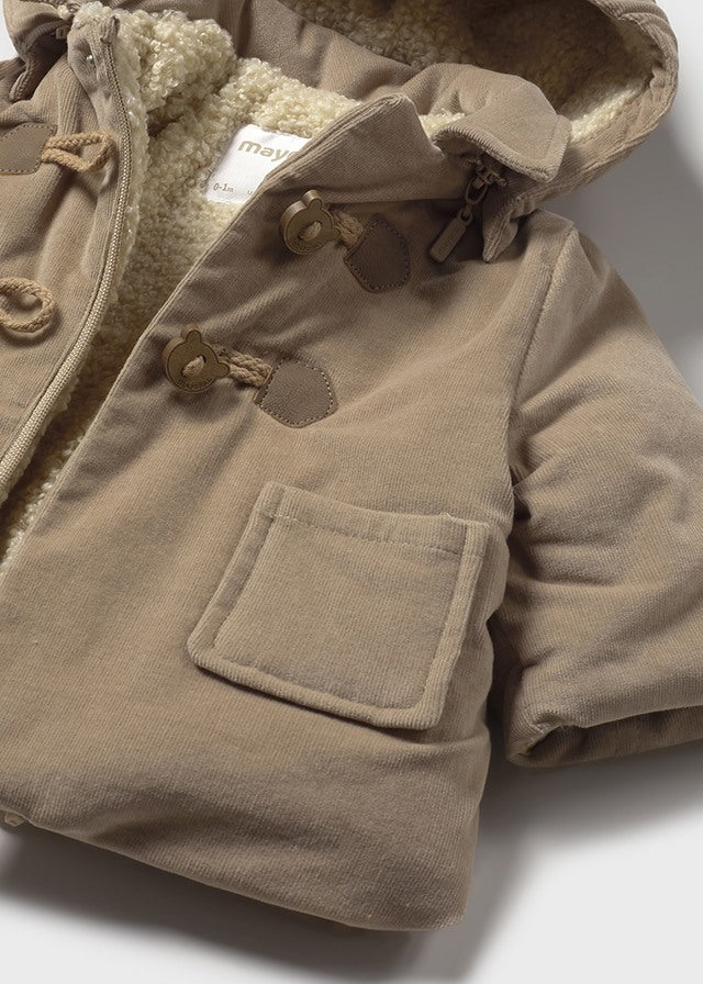 Corduroy trench coat