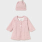 Knit coat & hat