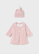 Knit coat & hat