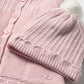 Knit coat & hat