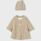 Knit coat & hat