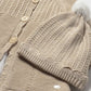 Knit coat & hat