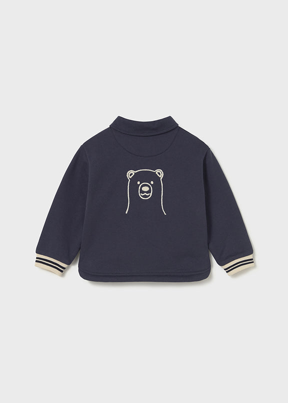 Embroidered pullover