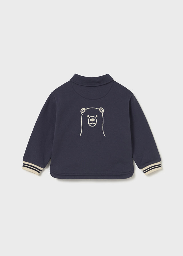 Embroidered pullover