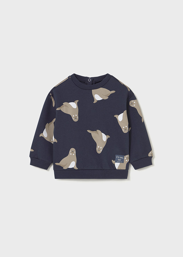 Printed pullover