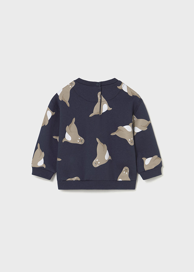 Printed pullover