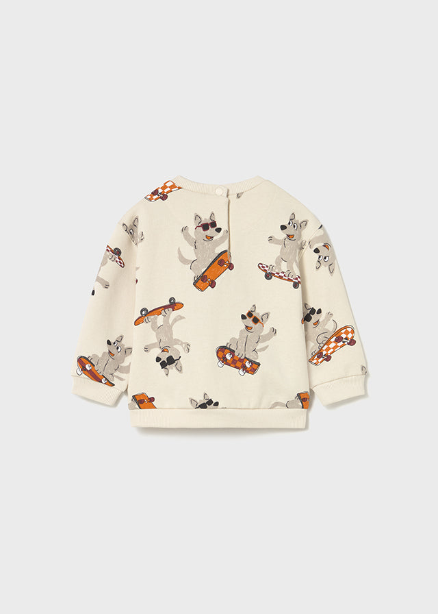 Printed pullover