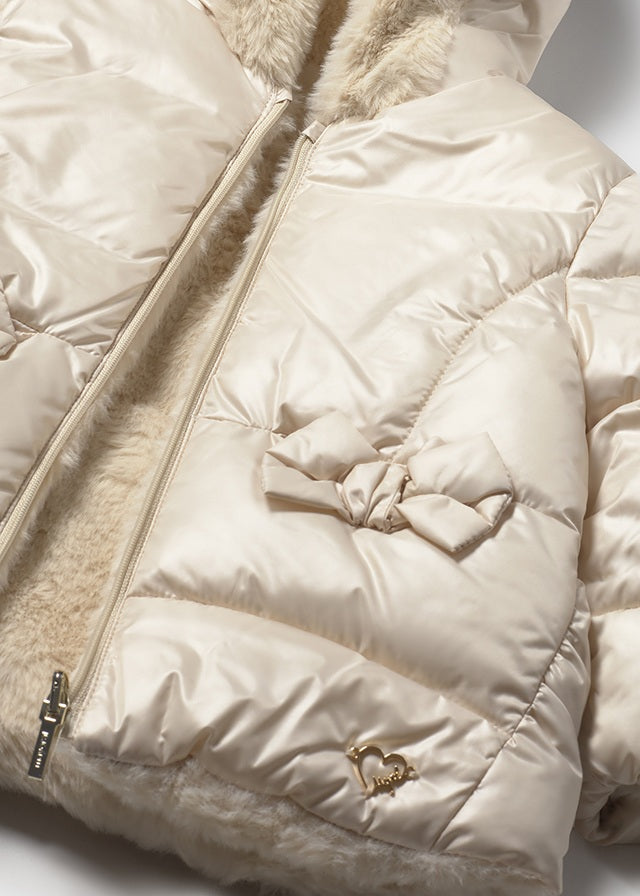 Reversible faux fur jacket