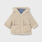 Reversible shearling coat