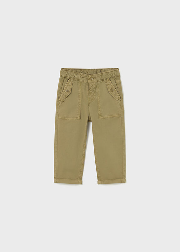 Twill pocket pants