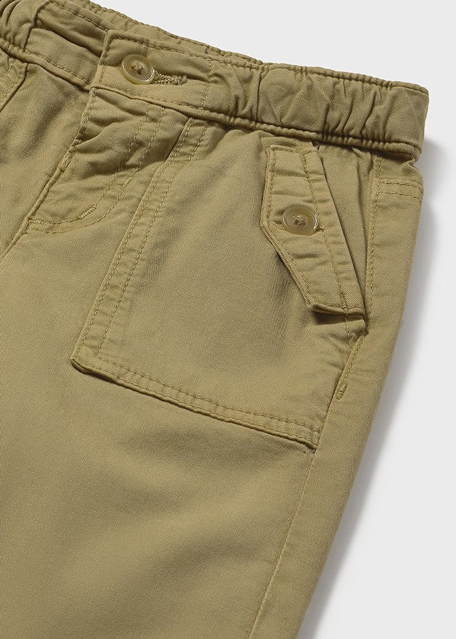 Twill pocket pants