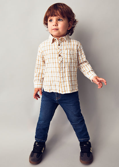 Soft denim pants