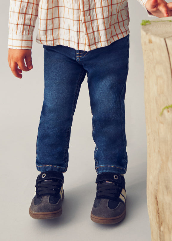 Soft denim pants