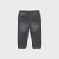 Soft denim jogger pants