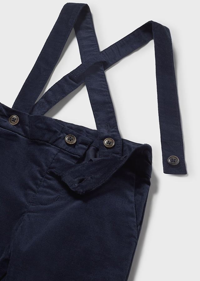 Pants with suspenders
