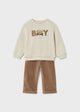 Corduroy trouser set