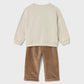 Corduroy trouser set