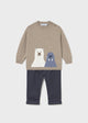 Set long trousers with sweater