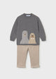 Set long trousers with sweater