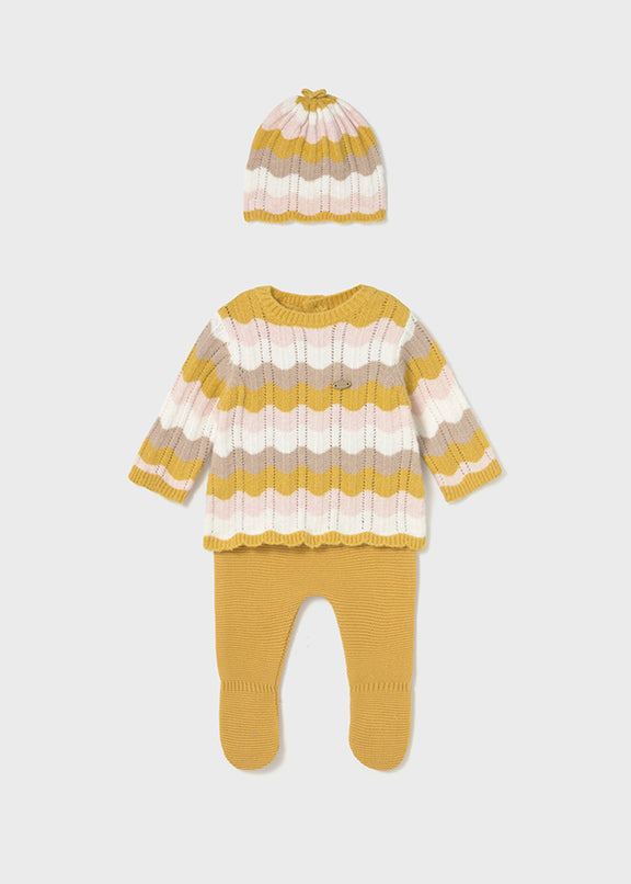 Leg warmer & hat set