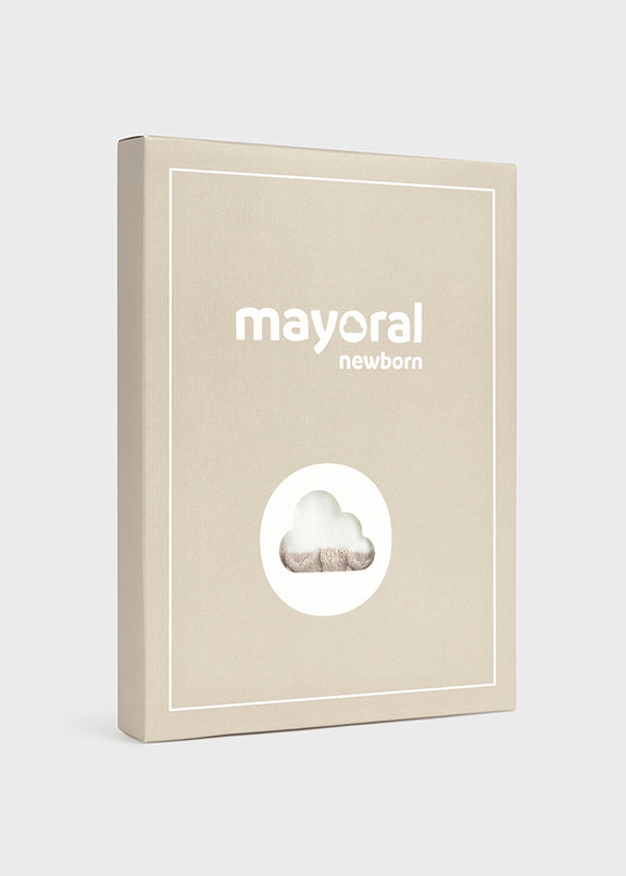 Long knit trousers set