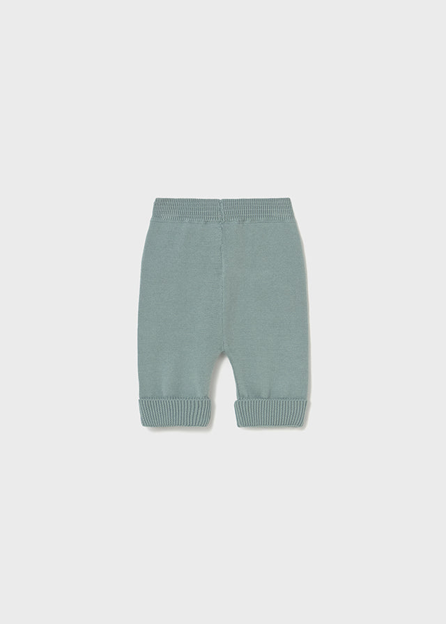 Long knit 3-piece trouset set