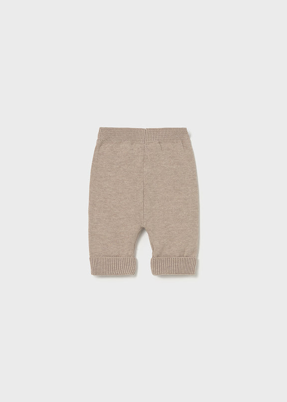 Long knit 3-piece trouset set